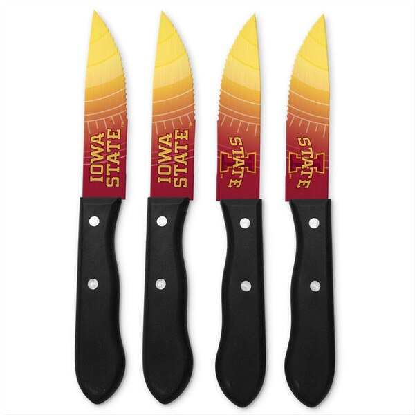 Iowa State 4-Piece Steak Knife Set